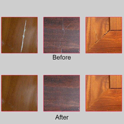 Black Furniture Repair Wood Cabinet Floor Touch Up Markers Scratch Filler Remover - Mahogany Wood Polish and Care Wood Floor Markers Repair Kit(ZS295)