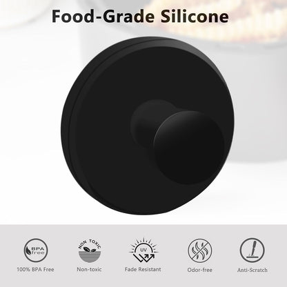 Air Fryer Magnets Silicone Full Enclosed,100% BPA FREE Waterproof Rust-proof & High-Resistant for Air Fryer Paper, Secures Disposable Paper Liner Safely Prevents Burning & Food Covering -8pcs