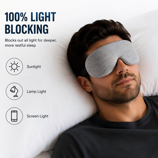 ALASKA BEAR 3 Pack Sleep Eye Masks Organic Cotton Cool Bamboo