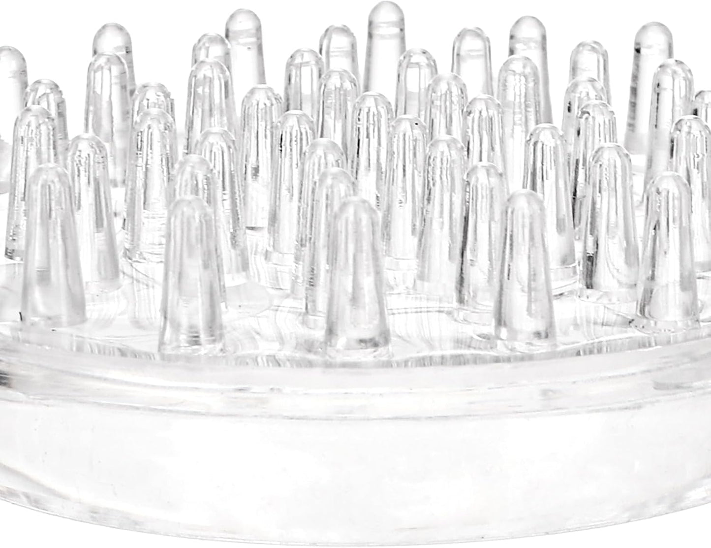 Coloch 24 Pack Carpet Protectors Spiked Caster Cups, Plastic Furniture Caster Cups Clear Round and Square Spiked Furniture Cups for Chair, Table, Sofa, Bed, Furniture