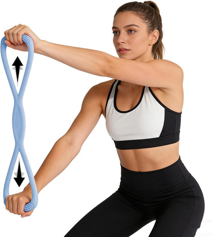 Figure 8 Resistance Band with Handles, for Home Gym,Yoga & Physical Therapy