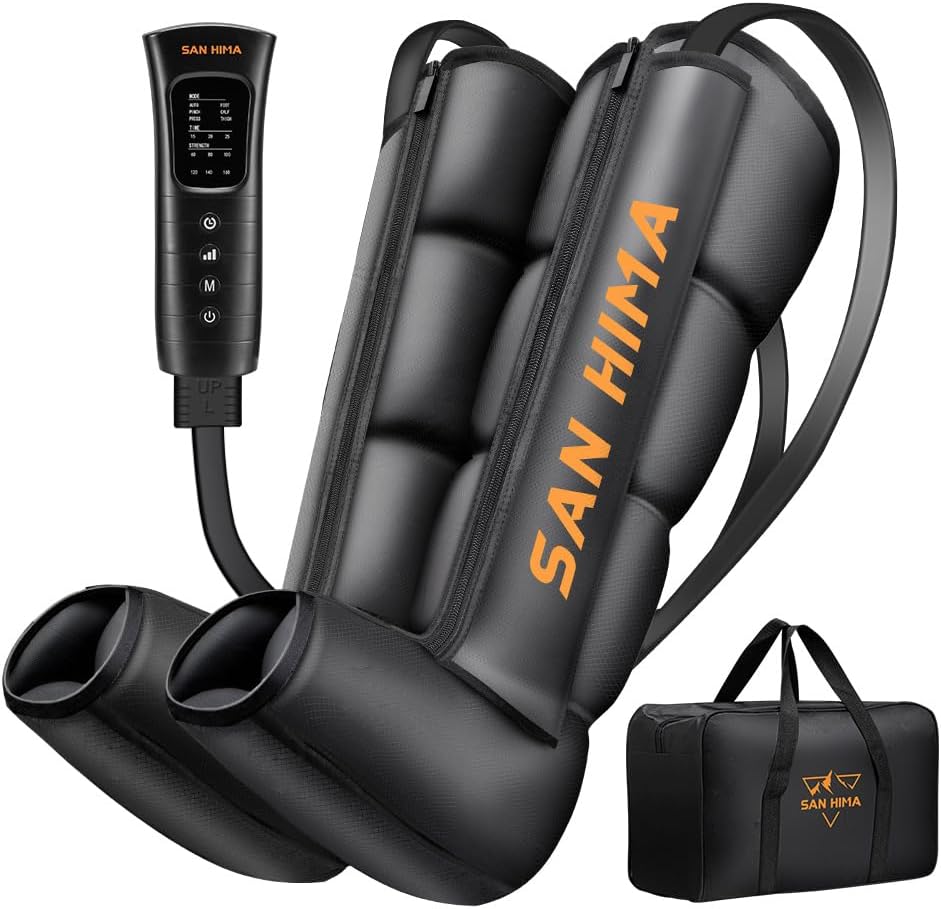 SAN HIMA Air Compression Leg Massager, Compression Boots for Circulation