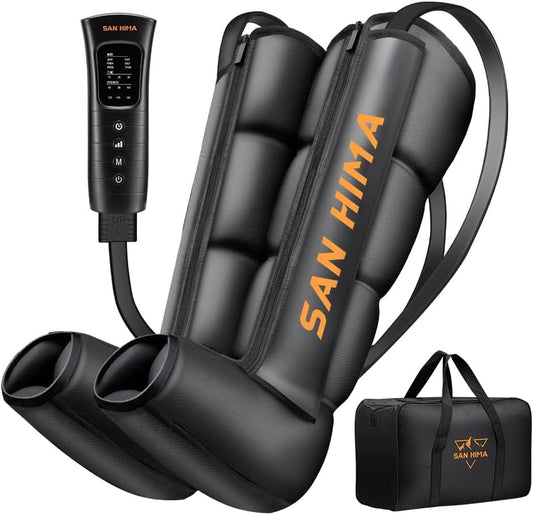 SAN HIMA Air Compression Leg Massager, Compression Boots for Circulation