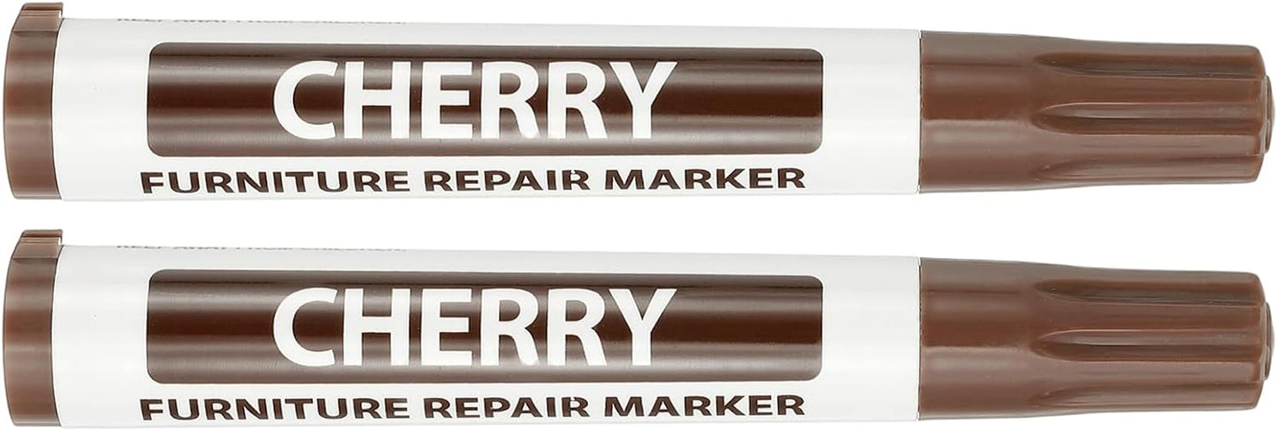 PATIKIL 2Pcs Furniture Markers Touch Up, Furniture Repair Kit Wood Markers for Scratches Wood Floor Holes Tables, White