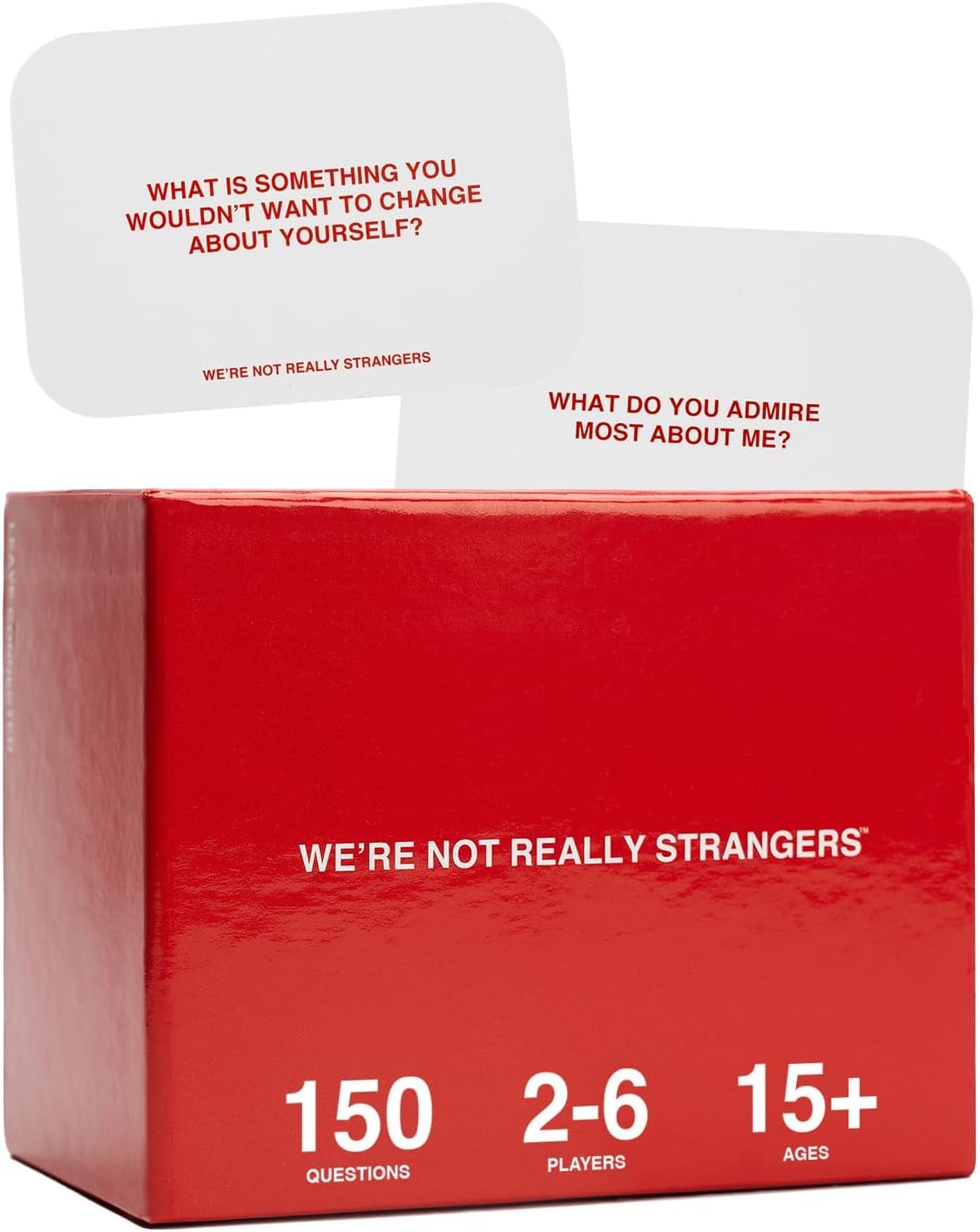 WE'RE NOT REALLY STRANGERS Self-Love Edition Card Game for Teens and Adults