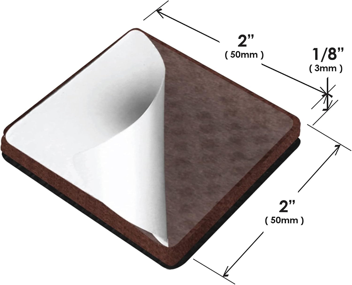 Slipstick GorillaPads CB147 Non Slip Furniture Pads/Gripper Feet (Set of 16) Self Adhesive Rubber Floor Protectors, 1 inch Round, Black