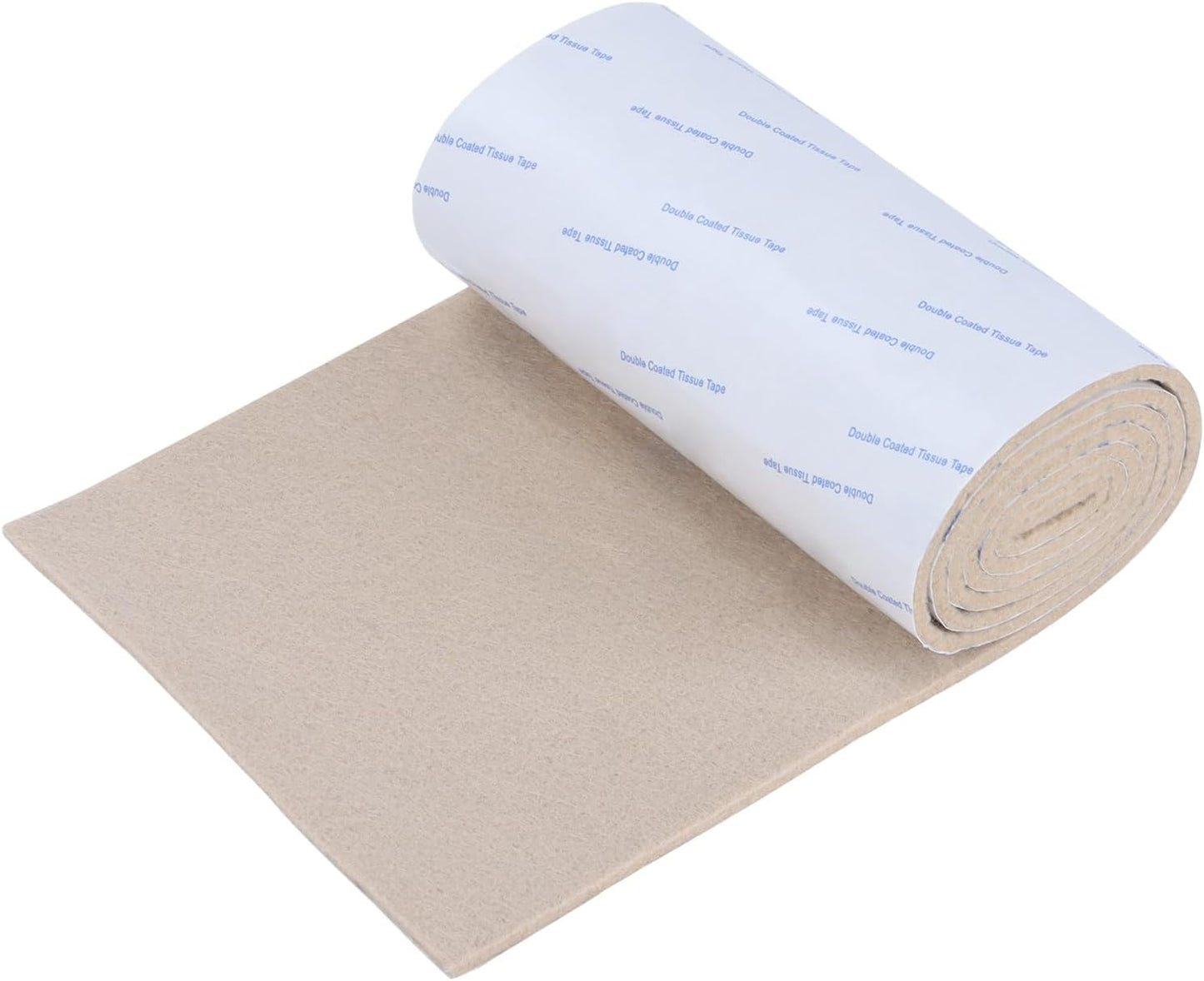 Felt Furniture Pads, 40 x 5 x 0.12 Inch Felt Strips | Non Slip Self Adhesive Cuttable Heavy Duty Felt Tape for Protecting Hardwood Floors Chair Wall Protector, Black