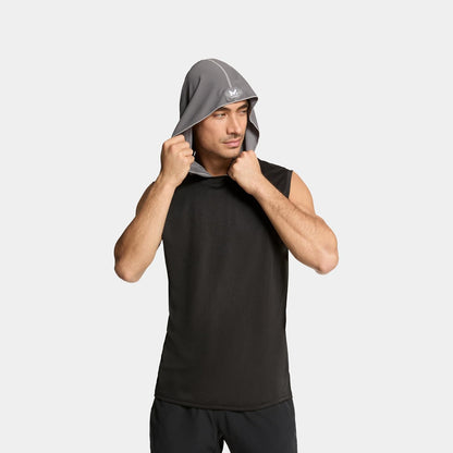 MISSION Cooling Hoodie Towel, Evaporative Cool Technology, Cools Instantly When Wet, UPF 50 Sun Protection, Contours Your Head to Stay in Place, Great for Sports, Fitness, Gym