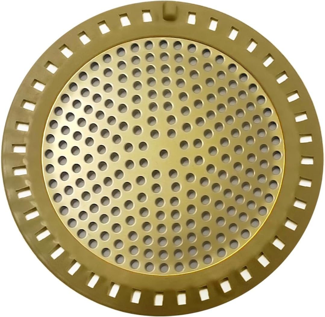 Huntonry Drain Hair Catcher, Shower Hair Drain Catcher, Shower Drain Cover, Bathtub Drain Strainer, Tub Hair Catcher, Bathroom Sink Strainer Hair Trap Filter, Bathroom Drain Defender, Flat, Round