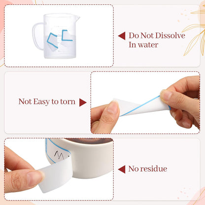 1200 Blank Freezer Labels with Dispenser, 1 x 2 in, Removable, Red/Blue | Writable Food Labels, Easy Peel, No Residue, Freezer-Safe Adhesive, Waterproof, For Jars, Containers And Storage Bags