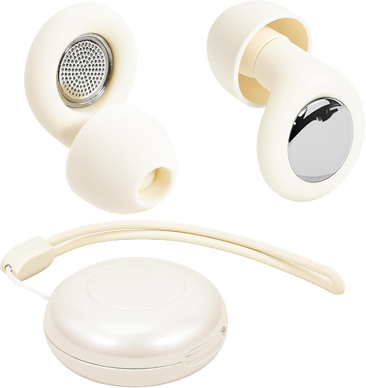Noise-Proof Silicone Sleep earplugs: Reusable for Washing, Super Soft and Comfortable fit, Suitable for Sleep, Study, Travel, Work and Business Trips. Comes with 4 Pairs of earplug Tips (Black)
