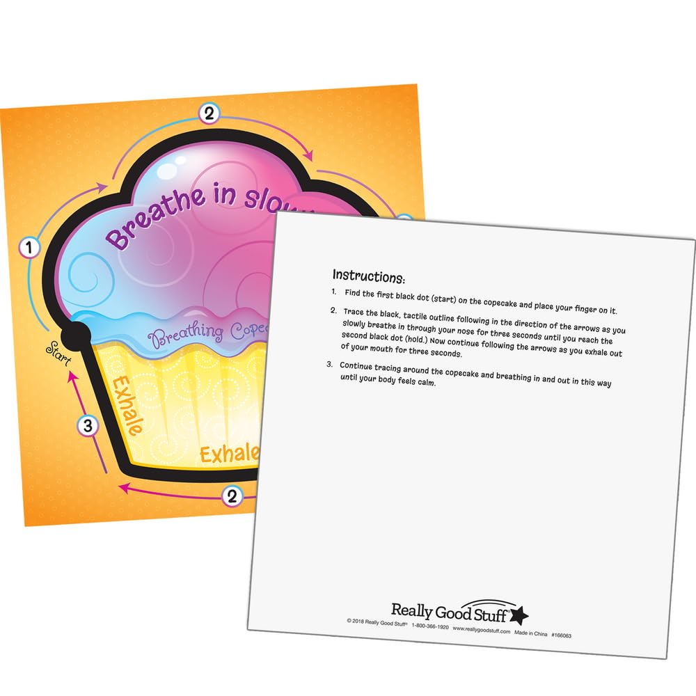 Really Good Stuff Self Care Reflection Cards-Mindful Thinking | Ages 11+, Grades 6+, Positive Affirmations, Meditation Techniques to Manage Emotions & Feelings for Kids & Adults