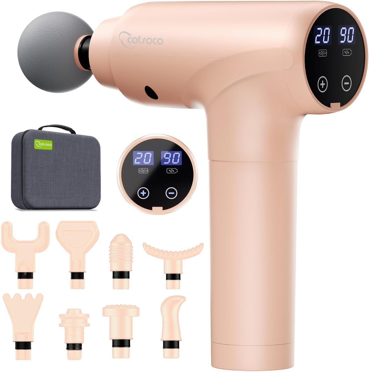 cotsoco Massage Gun Deep Tissue, Handheld Muscle Massager, Gifts for Men