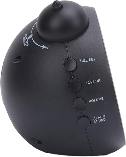 Extra Loud Alarm Clock with Bed Shaker Adjustable Volume Vibrating Bed Shaking Alarm Clock for Heavy Sleepers ABS Material