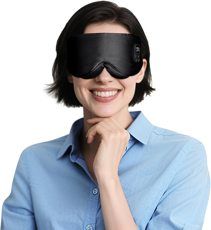 Heated Eye Mask for Dry Eyes, Warm Compress with Adjustable Heat & Timer