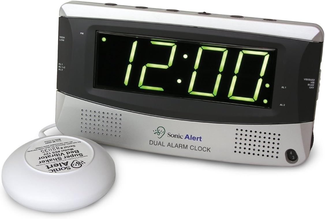 Sonic Bomb - Dual Alarm Clock W/ Bed Shaker "Product Category: Audio/Video/Electronics/General Electronics"
