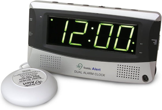 Sonic Bomb - Dual Alarm Clock W/ Bed Shaker "Product Category: Audio/Video/Electronics/General Electronics"