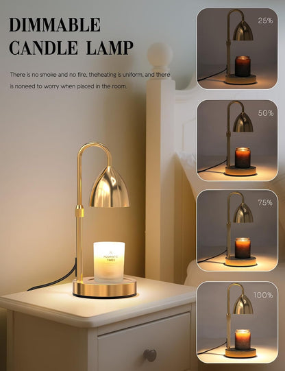 Candle Warmer Lamp with Timer Dimmer, Home Decor for Birthday Gifts Women