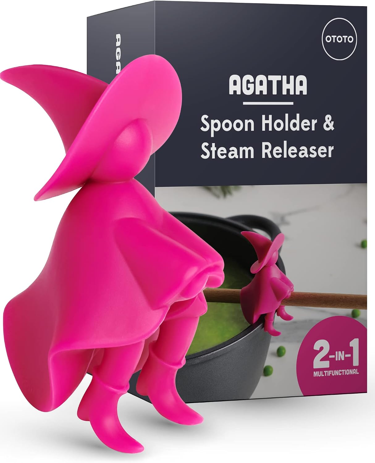 Funny Spoon Holder by OTOTO - Spoon Rest for Stove Top - Cooking Gadgets, Cooking Gifts, Cool Kitchen Gadgets, Cool Gifts, Cute Kitchen Accessories