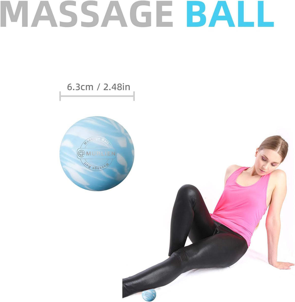 Massage Ball, Lacrosse Ball for Trigger Point Therapy