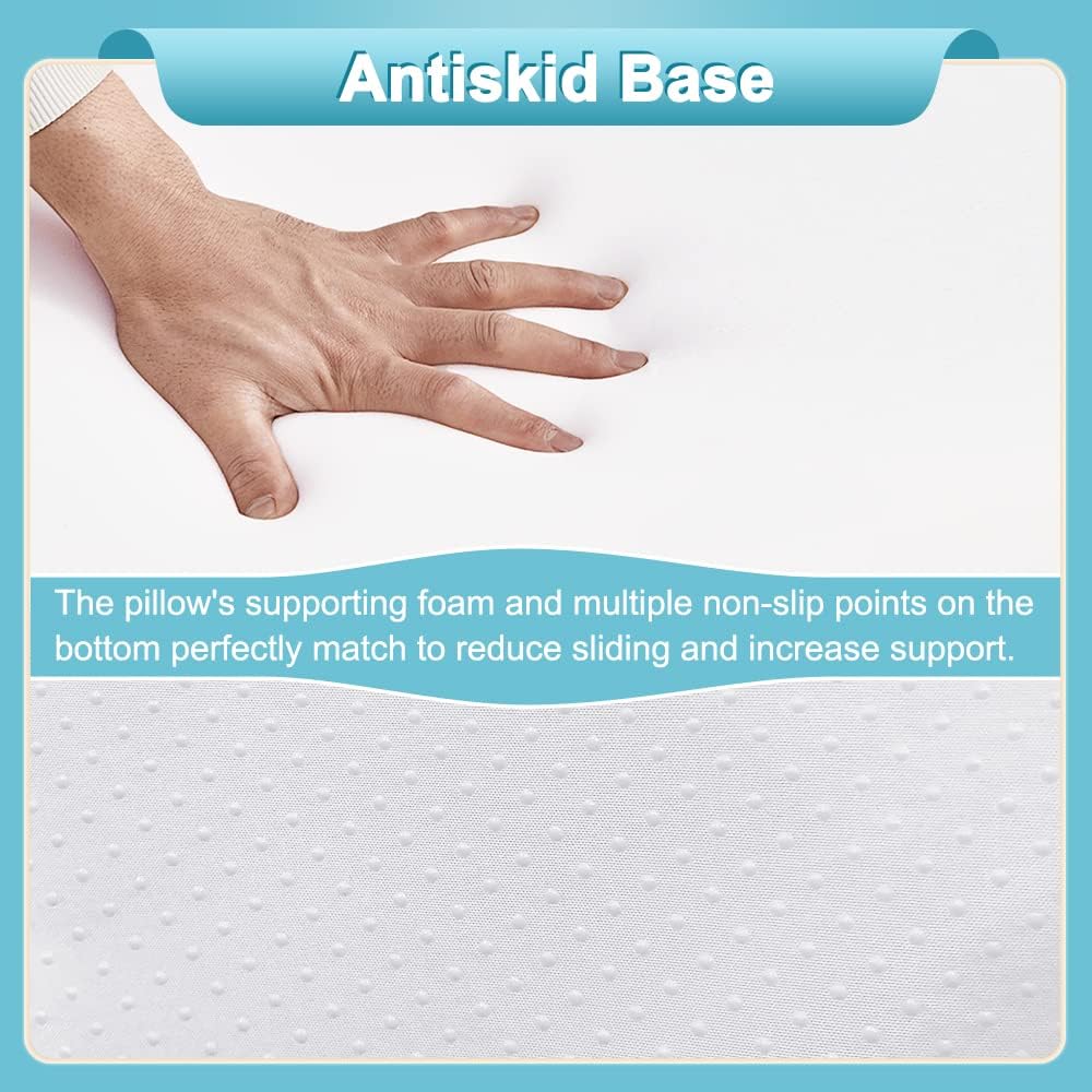Blanket Lifter for Feet-Sheet Lifters for Foot of Bed Blanket Elevation Wedge Foot Cradle Tent Sleep Support Raiser Supplies Foam Block Toes Pain Leg Knee Ankle Post Surgery Recovery