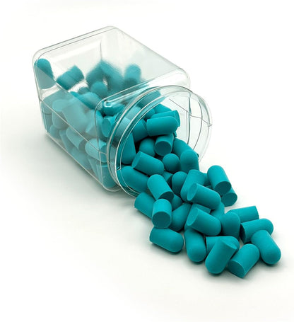 Flents Protechs Super Sleep Foam Ear Plugs, NRR 29, 10 Pair, Teal