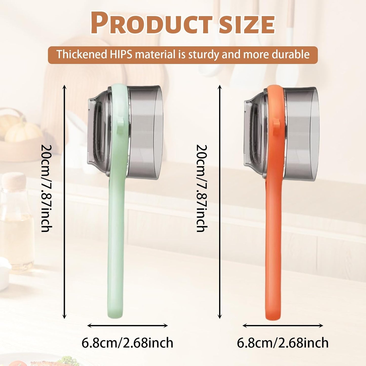 Peeler with Container - New with Box Storage Kitchen Special Fruitpeeler，Vegetable Peeler with Storage Box, Double-Sided Stainless Steel Multi-function Peeler for Home Kitchen (Orange)