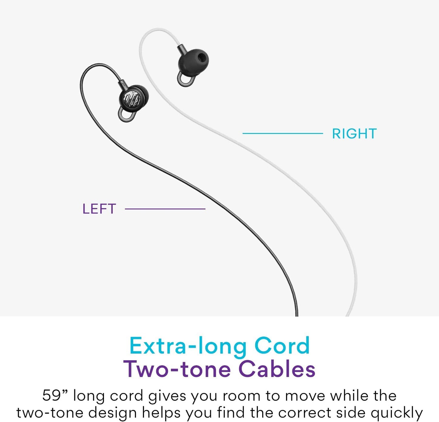 MEE audio SleepTones USB-C Wired Sleep Earbuds for Side Sleepers with Lightweight Low-Profile Silicone Earpieces, Noise Reduction Sleeping Headphones with Built-in Mic & Volume Controls (USB Type C)