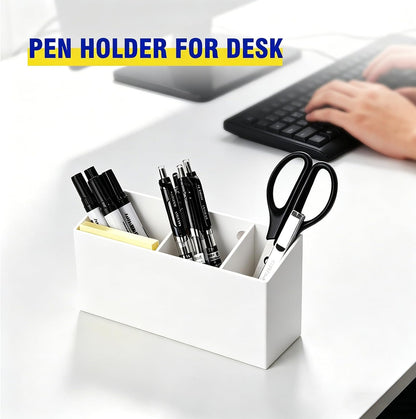 Magnetic Marker Holder for Whiteboard, Fridge, Teacher Must Have | Acrylic Magnet Dry Erase Pen Holder for Refrigeator, Anti-slip Pencil Holder for Classroom, Locker Organizer Accessories