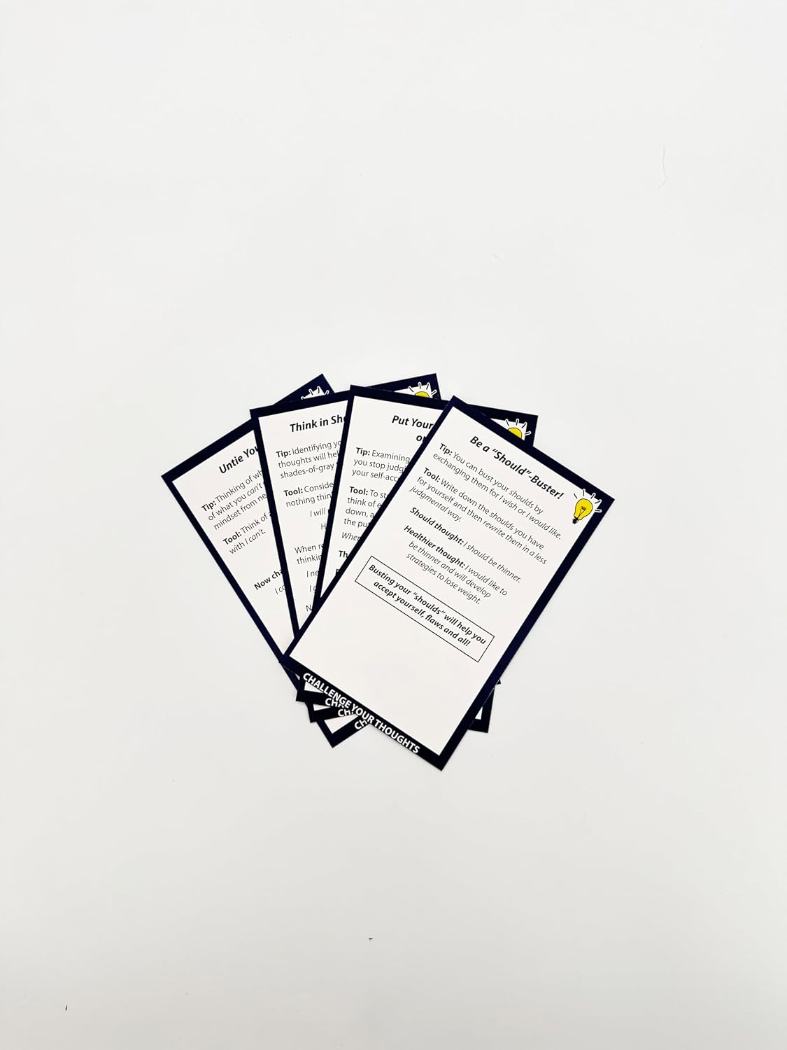 The Anxiety and Stress Solution Deck: 55 CBT & Mindfulness Tips & Tools