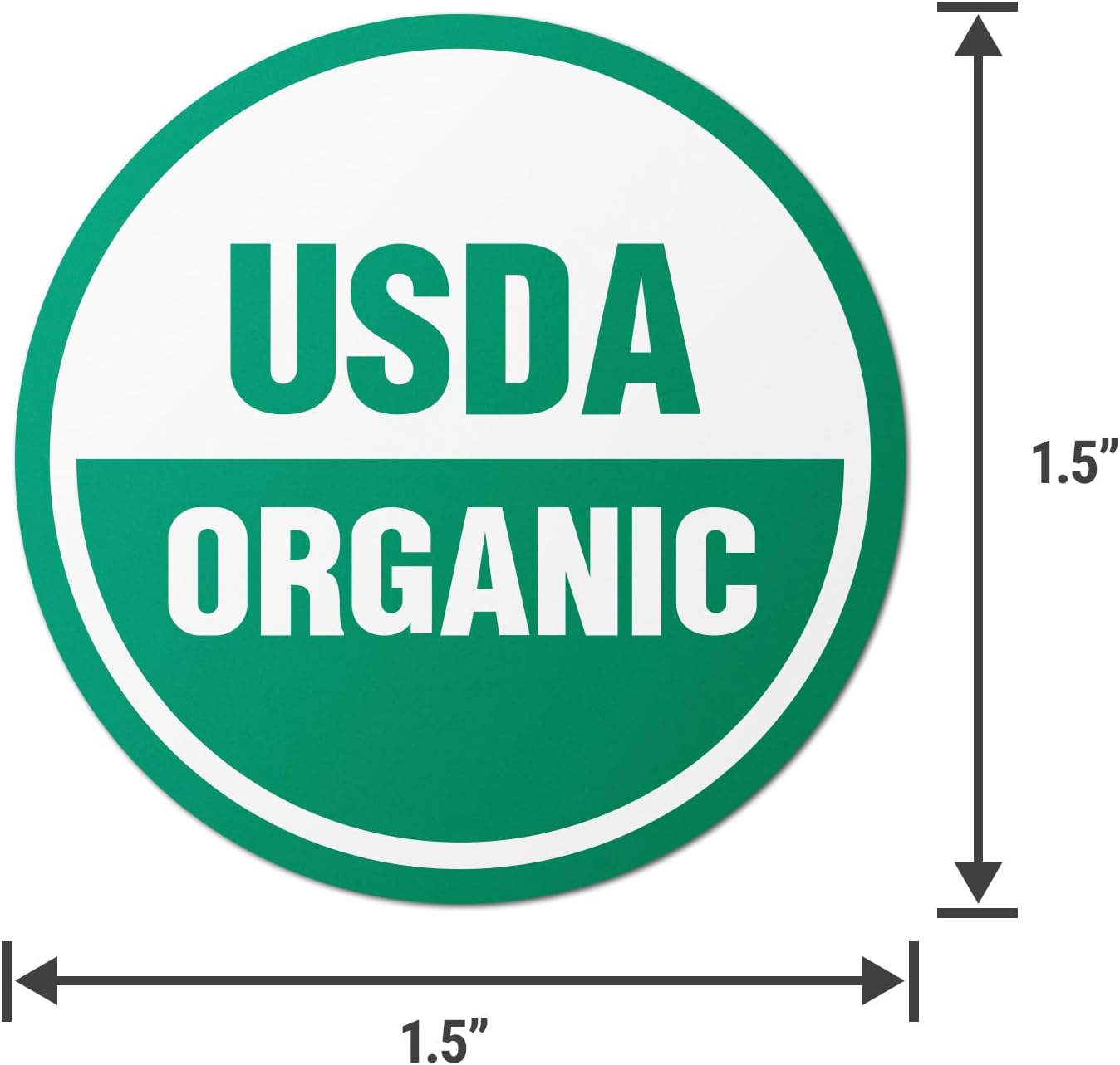 Dairy Free Food Labels Stickers - 1.5" Round Food Allergy Warning Meal Choice Label Stickers for Restaurant Deli Grocery Store Food Packaging, Strong Adhesive & Easy Peel (300 Labels on Sheet)
