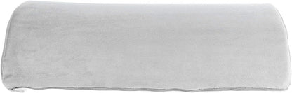 SUNGOOYUE Knee Pillow for Back Sleeping Memory Foam Half Moon Bolster Pillow for Legs Washable Cover Multi Use for Knee Ankle Foot Waist Neck Home Bed Office Nap