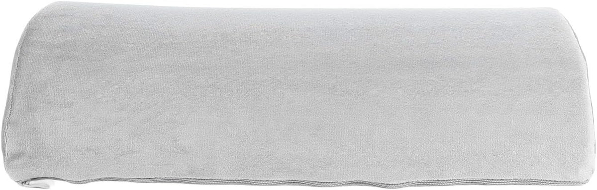 SUNGOOYUE Knee Pillow for Back Sleeping Memory Foam Half Moon Bolster Pillow for Legs Washable Cover Multi Use for Knee Ankle Foot Waist Neck Home Bed Office Nap