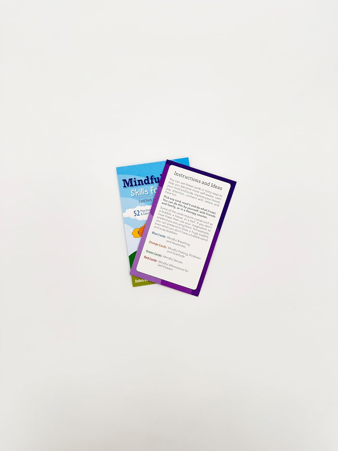 Mindfulness Skills for Kids: Card Deck and 3 Card Games
