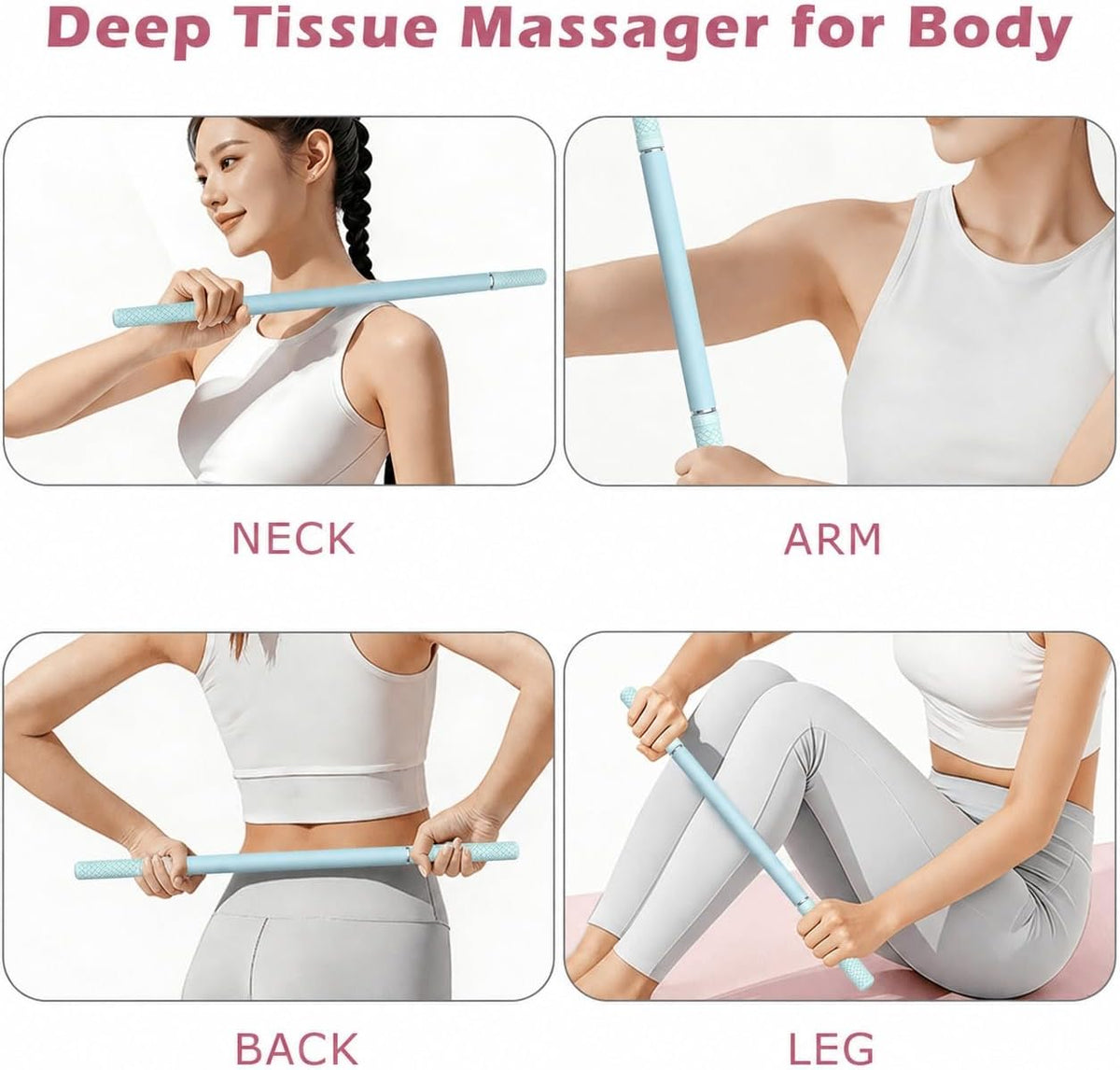 Muscle Roller Stick - Relieve Soreness & Improve Recovery
