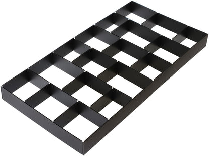 Customizable Grid Drawer Dividers, Cut to Fit Organizer | 8 PACK, Adjustable drawer dividers for any size drawer. Custom DIY grid organizer for kitchen, bathroom, desk, and more.