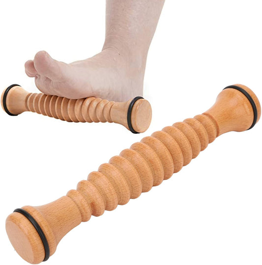 Foot Massage Roller,Wooden Foot Massage Roller, Comfortable Stress Relieving Foot Roller Massage Tool Foot Arch Roller Muscle Relaxing Foot Roller