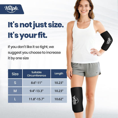 Hilph Knee Ice Pack Sleeve, Flexible Gel Ice Pack for Knee Pain Relief