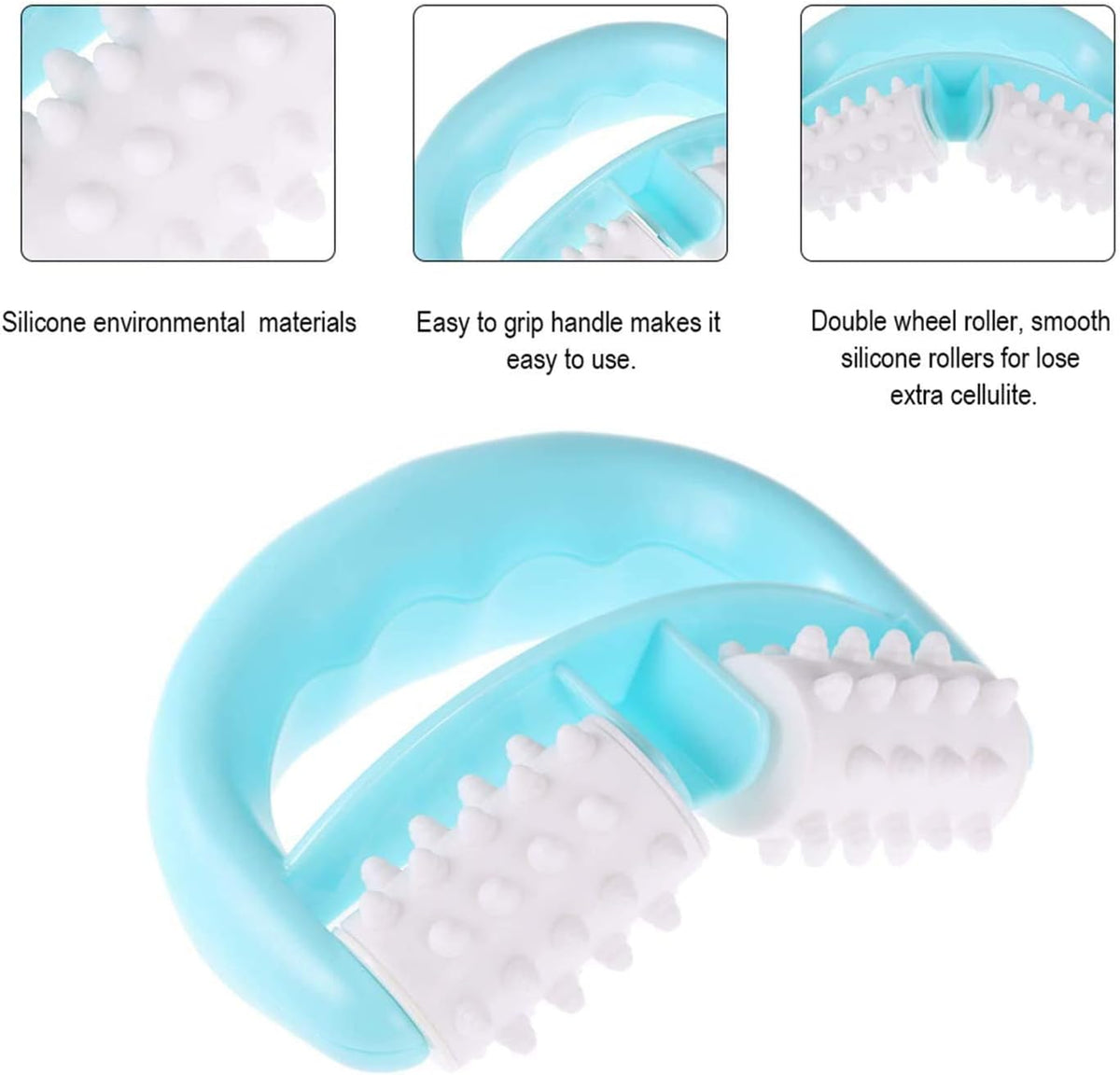 Handheld Anti-Cellulite Massagers, Body Roller Deep Tissue Massage Stick Tools for Arms, Legs, Thighs, Butt