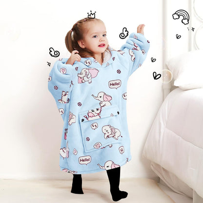 Wearable Blanket Hoodie for Adults With Pocket Strawberry Hoodie | Sherpa, Fuzzy Blanket Hoodie, Oversized Sweatshirt Blanket, Kangaroo Pouch, Cute Birthday Gifts for Sister, Cute Stuff