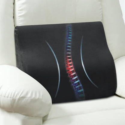 Lumbar Support Pillow for Recliner and Couch, Ergonomic Back Support Pillow