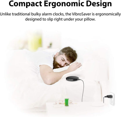 SmartShaker VibroSaver Extremely Strong Vibration Bed Shaker Smart Wi-Fi Alarm Clock with Multiple Alarm & Vibration Settings, Immediate Remote Vibration & Voice Control; For Heavy Sleepers