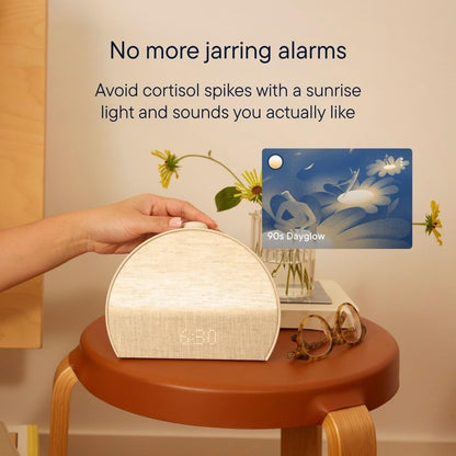 Hatch Restore 3 | Sunrise Alarm Clock, Smart Light, Sleep Audio (Putty) | White Noise Machine & Sunrise Alarm Light, 80+ Sleep Sounds, Screen-Free Bedtime Routine with Meditations via Hatch Sleep App