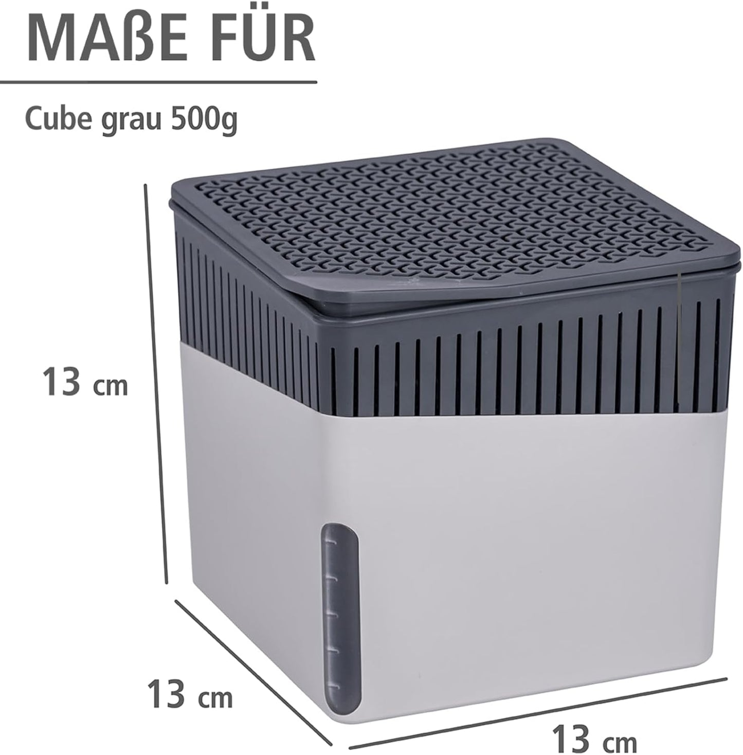 Portable Small Dehumidifier, Compact And Rechargeable, Moisture Absorber For Bathroom, Bedroom, Garage, Closet, 1400 Cubic Feet, 1.1lbs, Gray