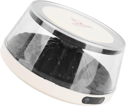 Coffee Mug Warmer with Auto Shut Off | Adjustable Temperature 50-80°C for Coffee/Tea/Milk | Volcanic Lava Illumination & Cup Sensing Technology | 66W Quick Heating, 8H Timer