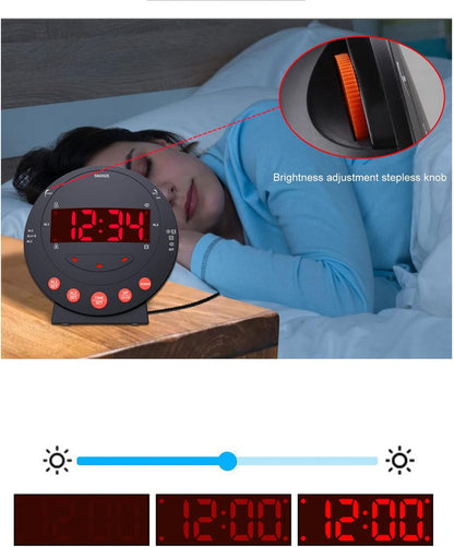 Yosoo Health Gear Extra Loud Alarm Clock, 115dB