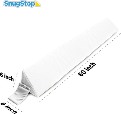 SnugStop The Original Bed Wedge | Gap Filler Between Your Headboard and Mattress | Triangle Pillow Wedge | Bed Filler Wedge | Gap Headboard Filler | Gap Bed Stoppers | Don't Lose Your Pillow(King)