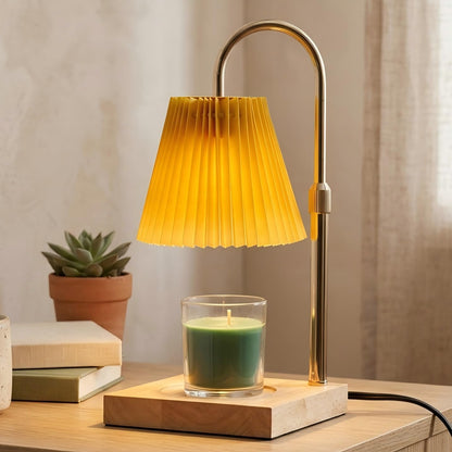 MOAFINA White Candle Warmer Lamp with Timer,Height Adjustable Dimmable