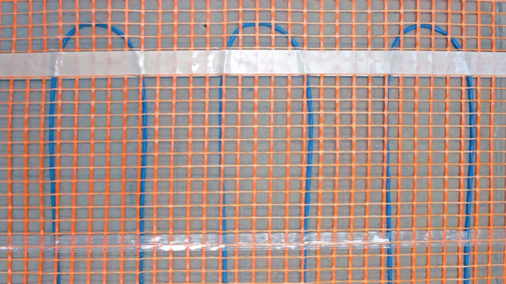 SunTouch TapeMat Electric Radiant Floor Heating Mat, Orange, 120V, 10 Sq Ft