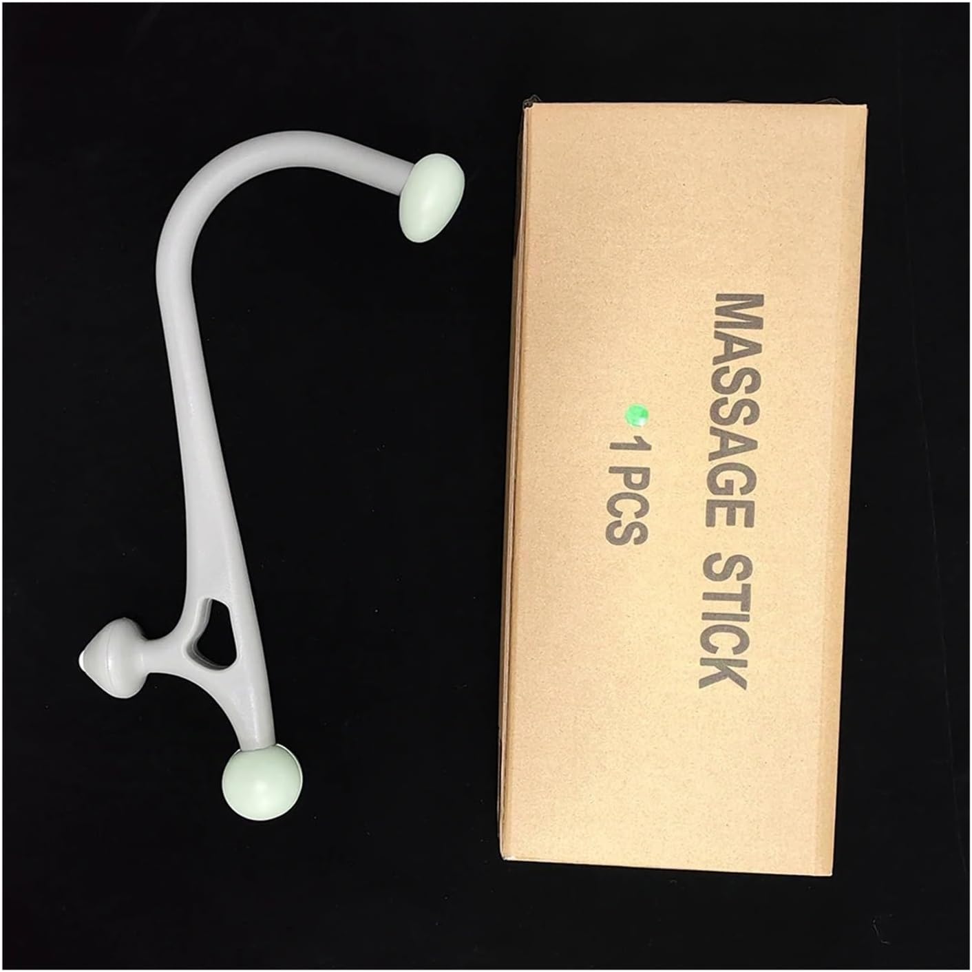 Handheld Trigger Point, Back, Shoulder, Neck Muscle Compression Massage Hammer, Portable Massager(Green)
